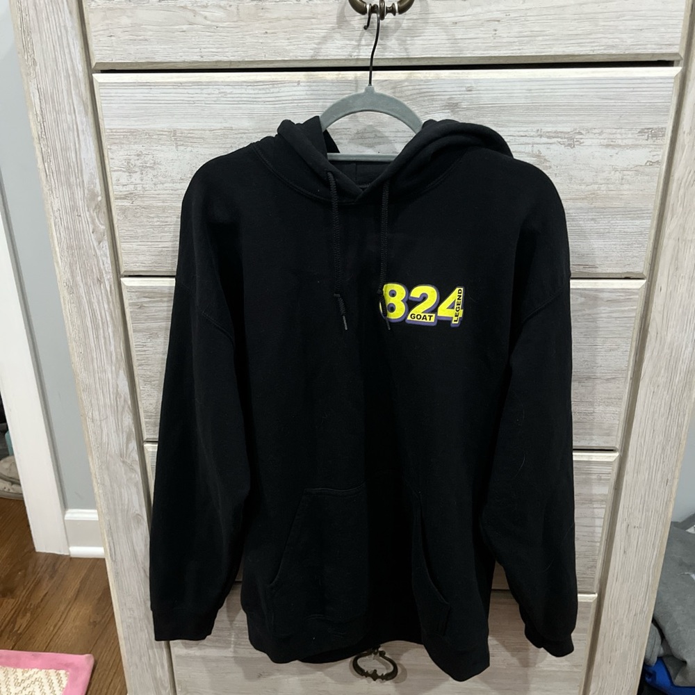 black 824 Kobe Bryant hoodie